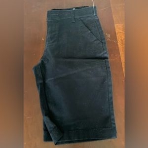 Old navy black Bermuda shorts.